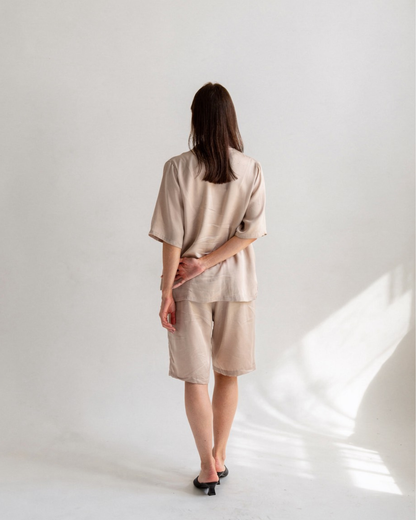 mist top / beige