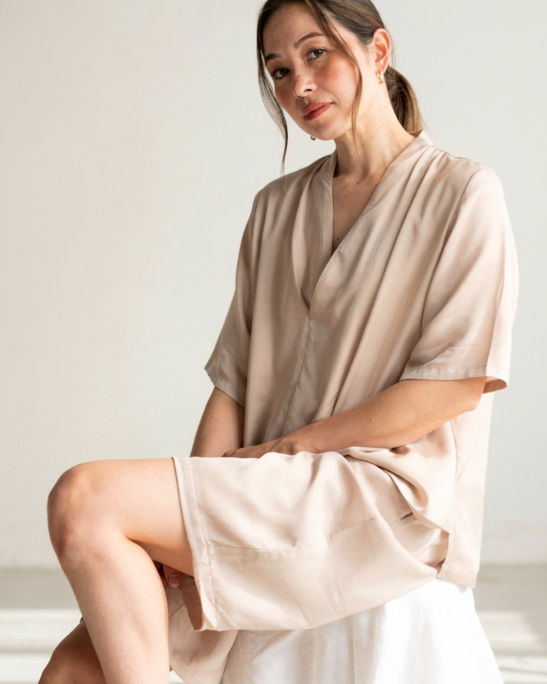 mist top / beige