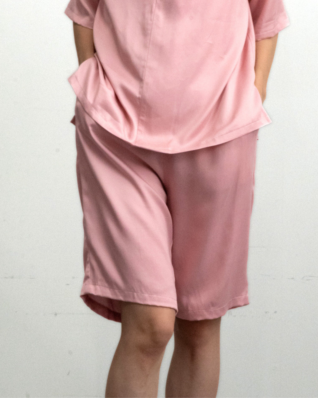 mist shorts / pink