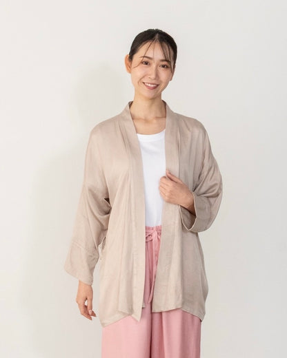 flow shirt / beige