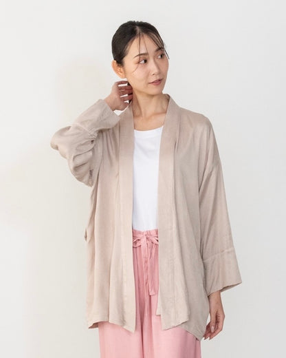 flow shirt / beige