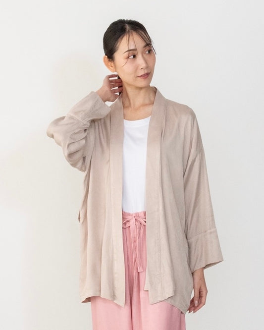 flow shirt / beige