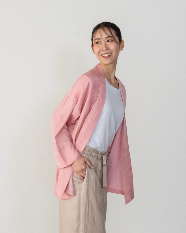 flow shirt / pink