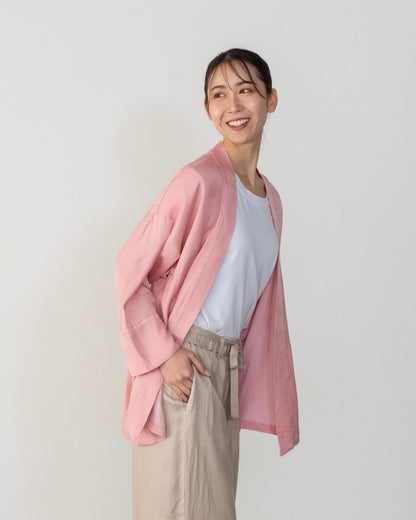 flow shirt / pink