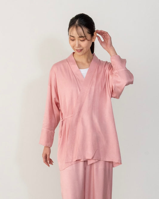 flow shirt / pink