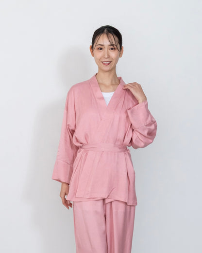 flow shirt / pink
