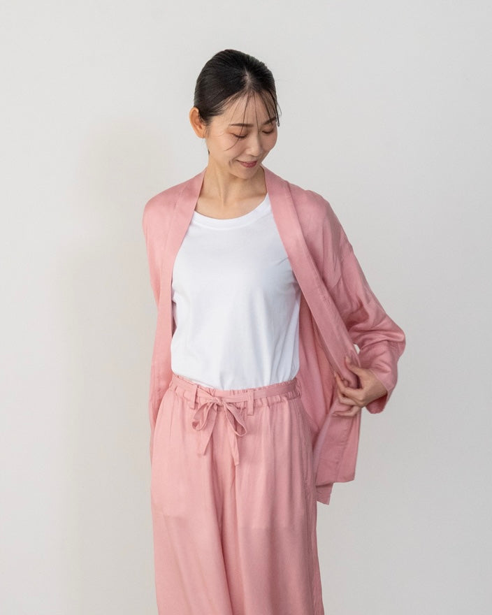 flow shirt / pink