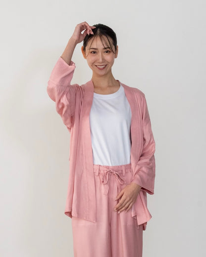 flow shirt / pink