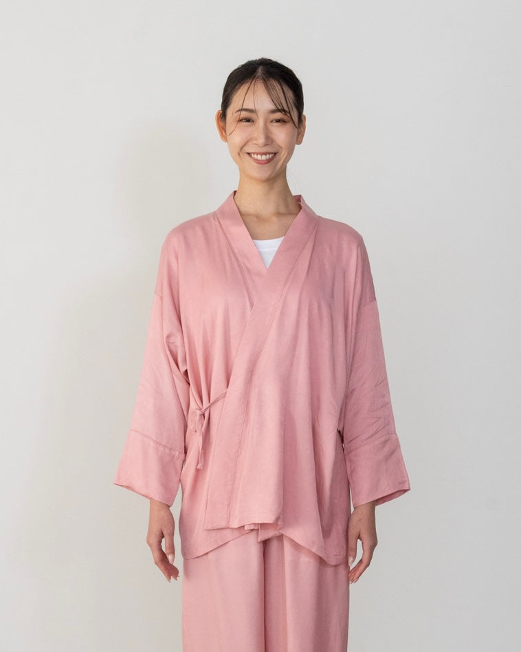 flow shirt / pink