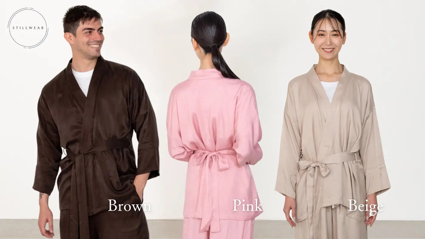 flow shirt / brown
