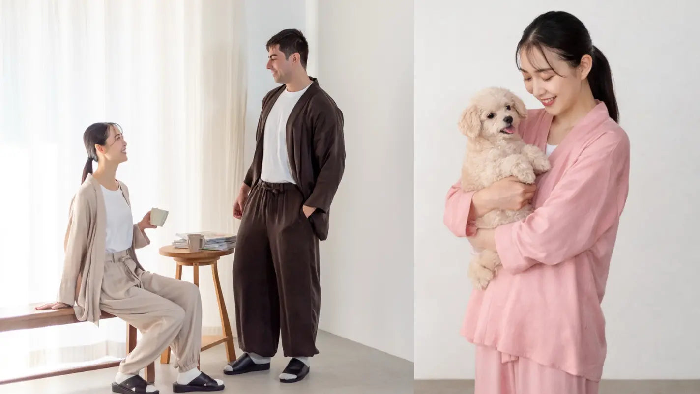 still pants / beige