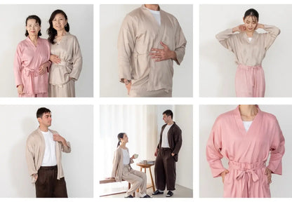 flow shirt / brown