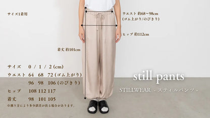 still pants / beige
