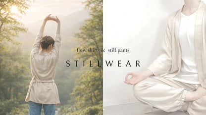 flow shirt / brown